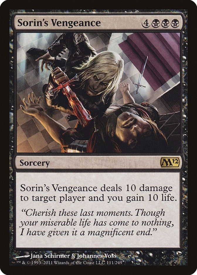 Image for Sorin's Vengeance (111) [Magic 2012 (M12)] - Magic: The Gathering