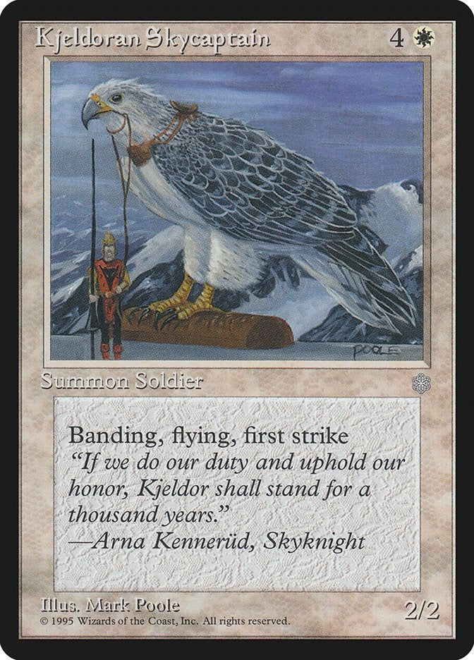 Image for Kjeldoran Skycaptain [Ice Age] - Magic: The Gathering