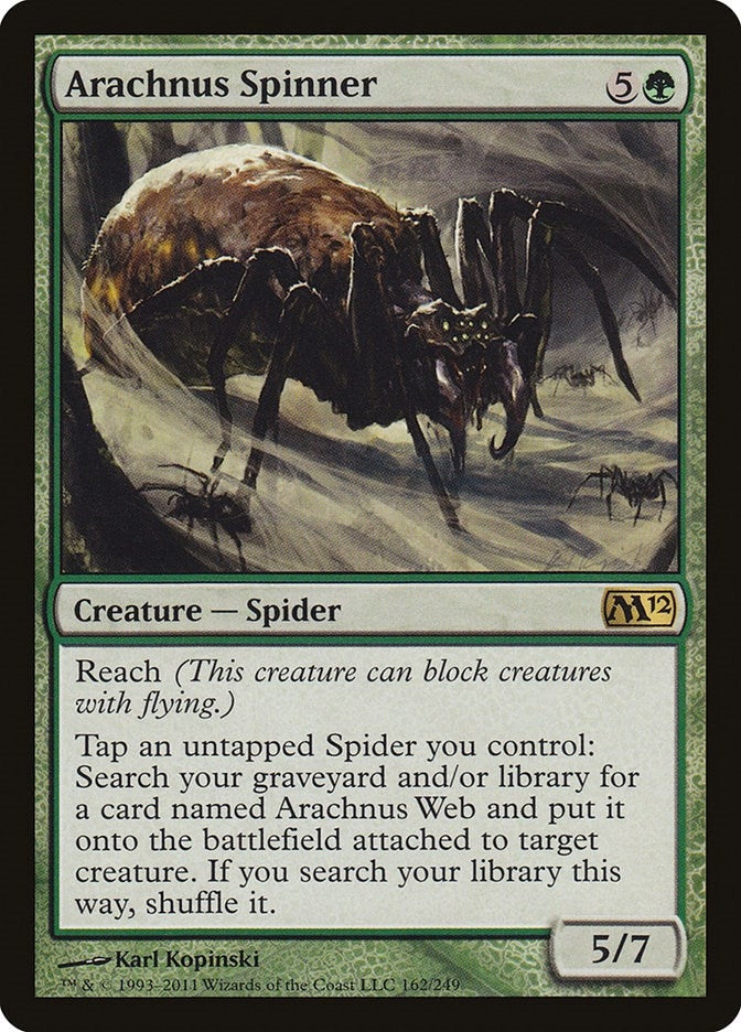 Image for Arachnus Spinner (162) [Magic 2012 (M12)] - Magic: The Gathering