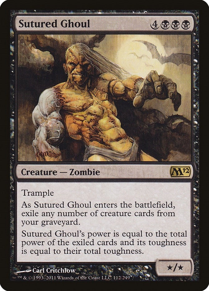 Image for Sutured Ghoul (112) [Magic 2012 (M12)] - Magic: The Gathering