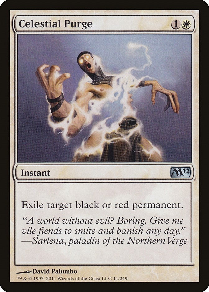 Image for Celestial Purge (11) [Magic 2012 (M12)] - Magic: The Gathering