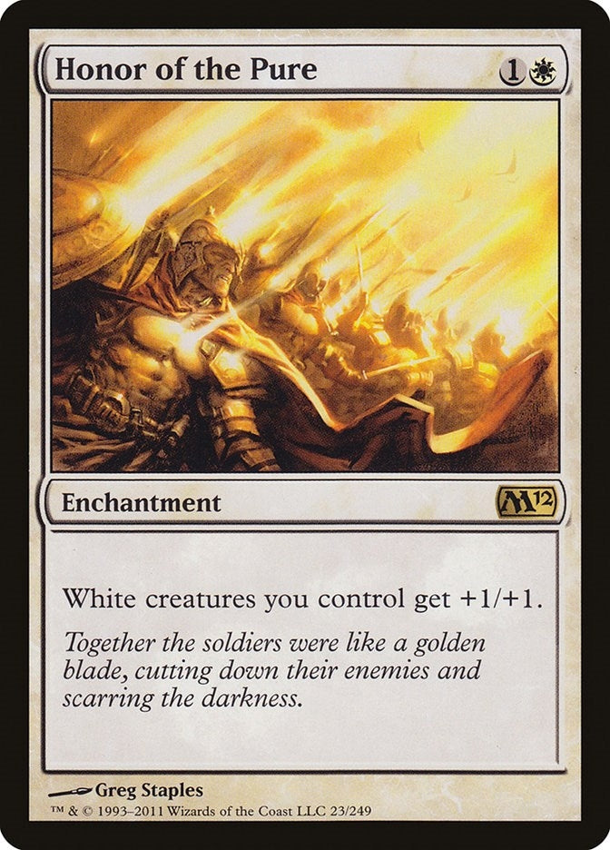 Image for Honor of the Pure (23) [Magic 2012 (M12)] - Magic: The Gathering