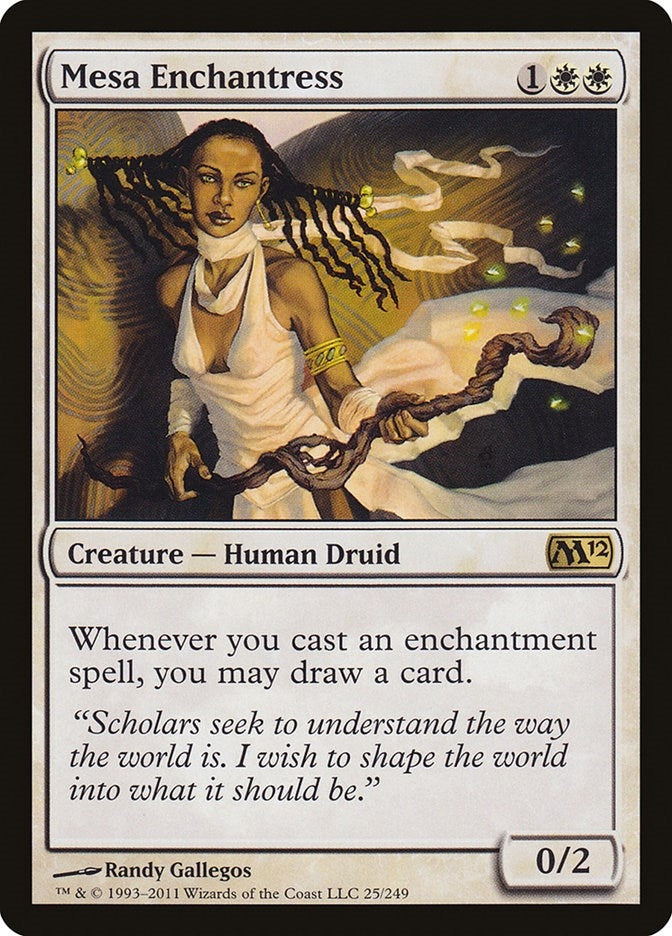 Image for Mesa Enchantress (25) [Magic 2012 (M12)] - Magic: The Gathering