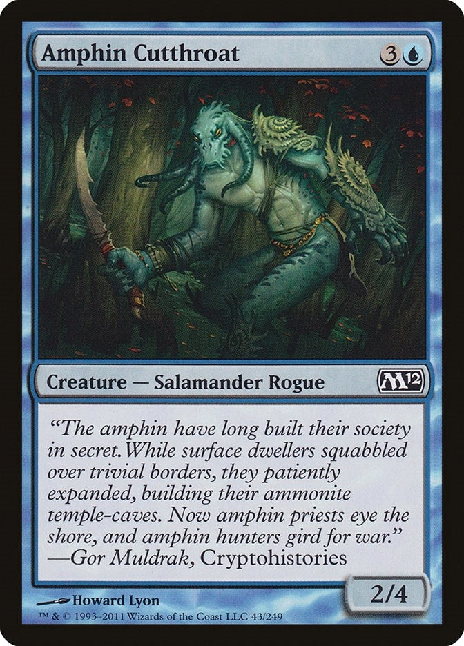 Image for Amphin Cutthroat (43) [Magic 2012 (M12)] - Magic: The Gathering