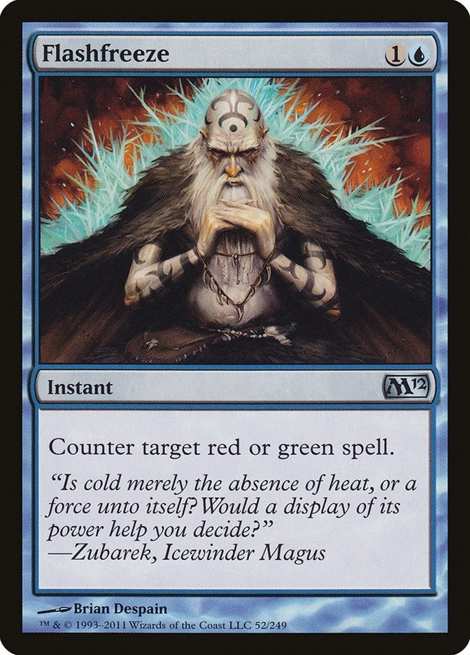 Image for Flashfreeze (52) [Magic 2012 (M12)] - Magic: The Gathering