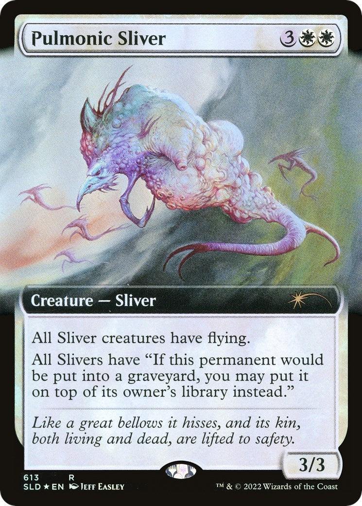 Image for Pulmonic Sliver (Extended Art) (613) [Secret Lair Drop Series] - Magic: The Gathering