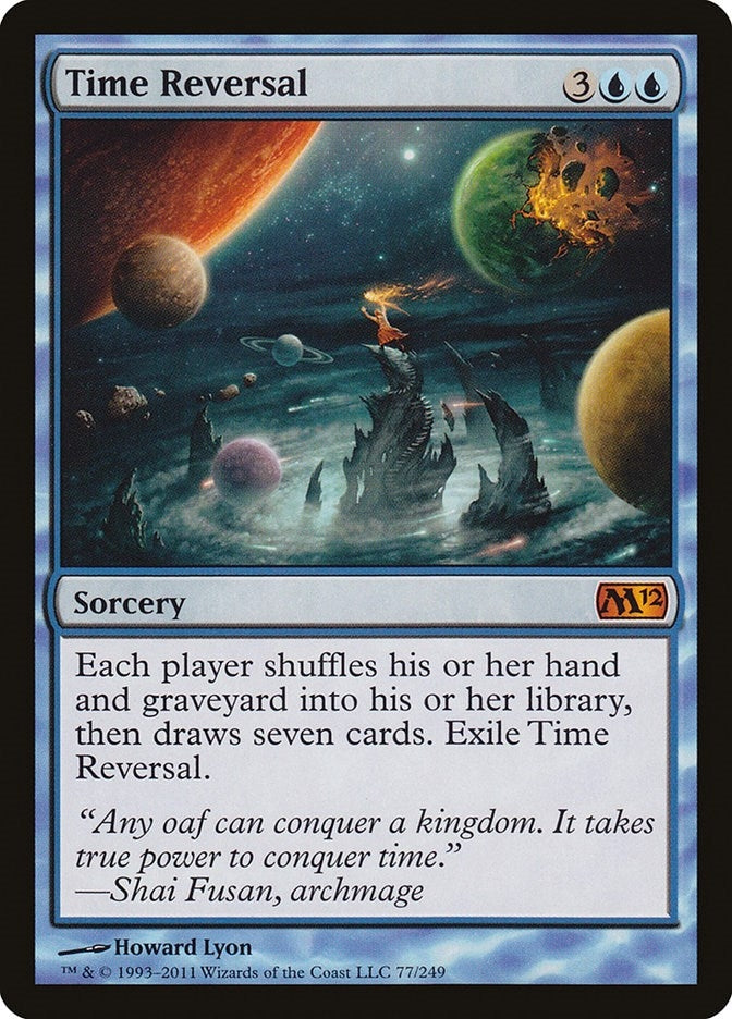 Image for Time Reversal (77) [Magic 2012 (M12)] - Magic: The Gathering