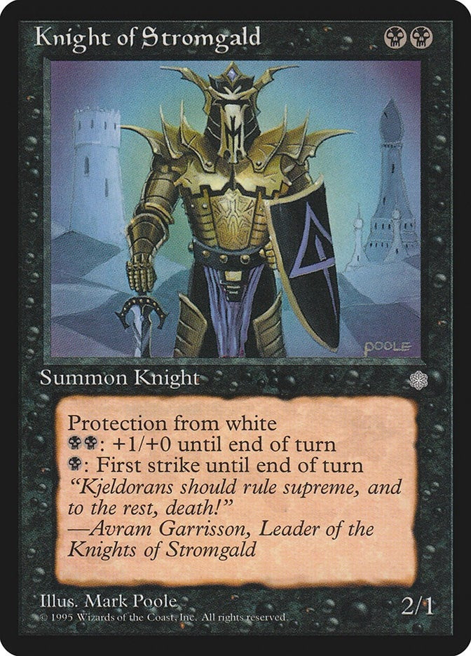 Image for Knight of Stromgald [Ice Age] - Magic: The Gathering