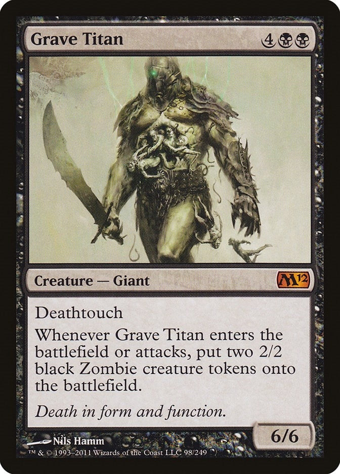 Image for Grave Titan (98) [Magic 2012 (M12)] - Magic: The Gathering