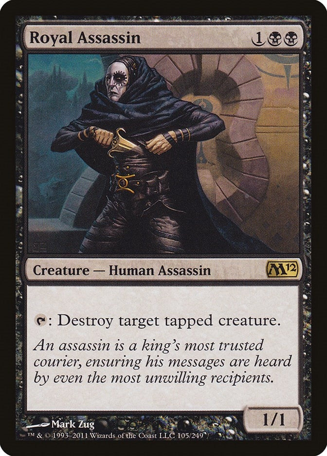 Image for Royal Assassin (105) [Magic 2012 (M12)] - Magic: The Gathering