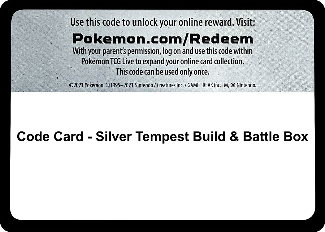 Image for Code Card - Silver Tempest Build & Battle Box [SWSH12: Silver Tempest] - Pokemon