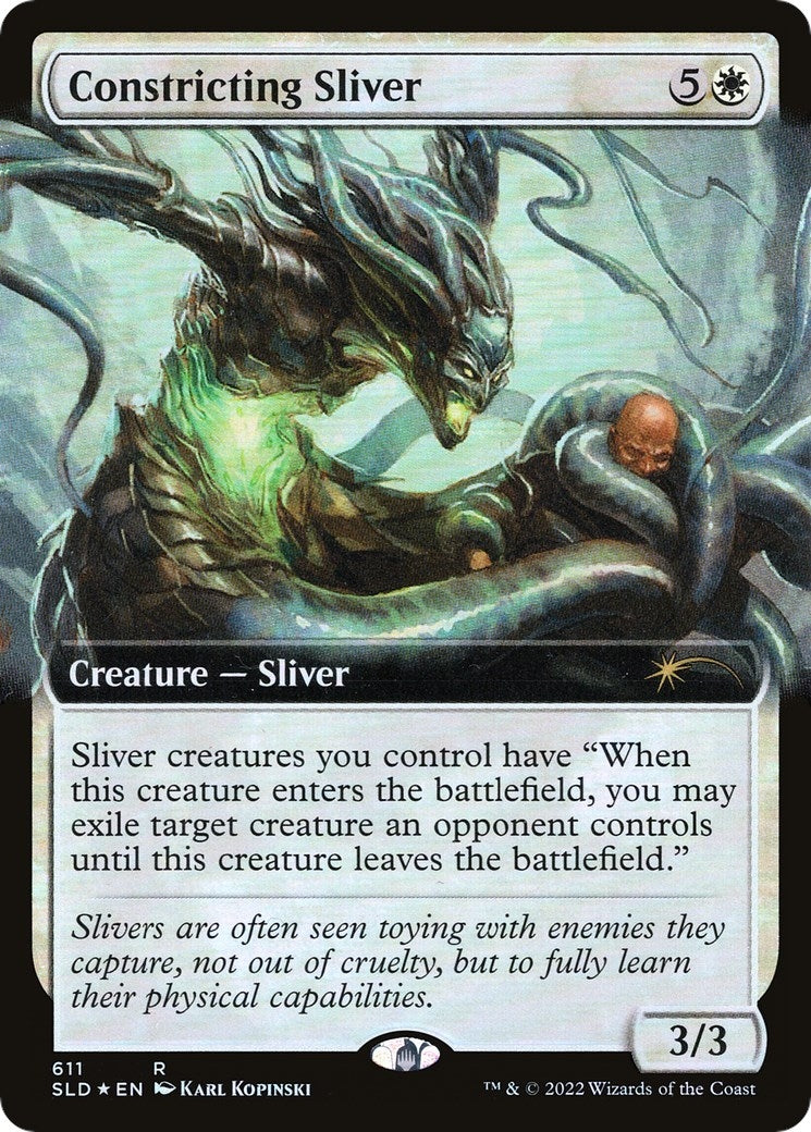 Image for Constricting Sliver (Extended Art) (611) [Secret Lair Drop Series] - Magic: The Gathering