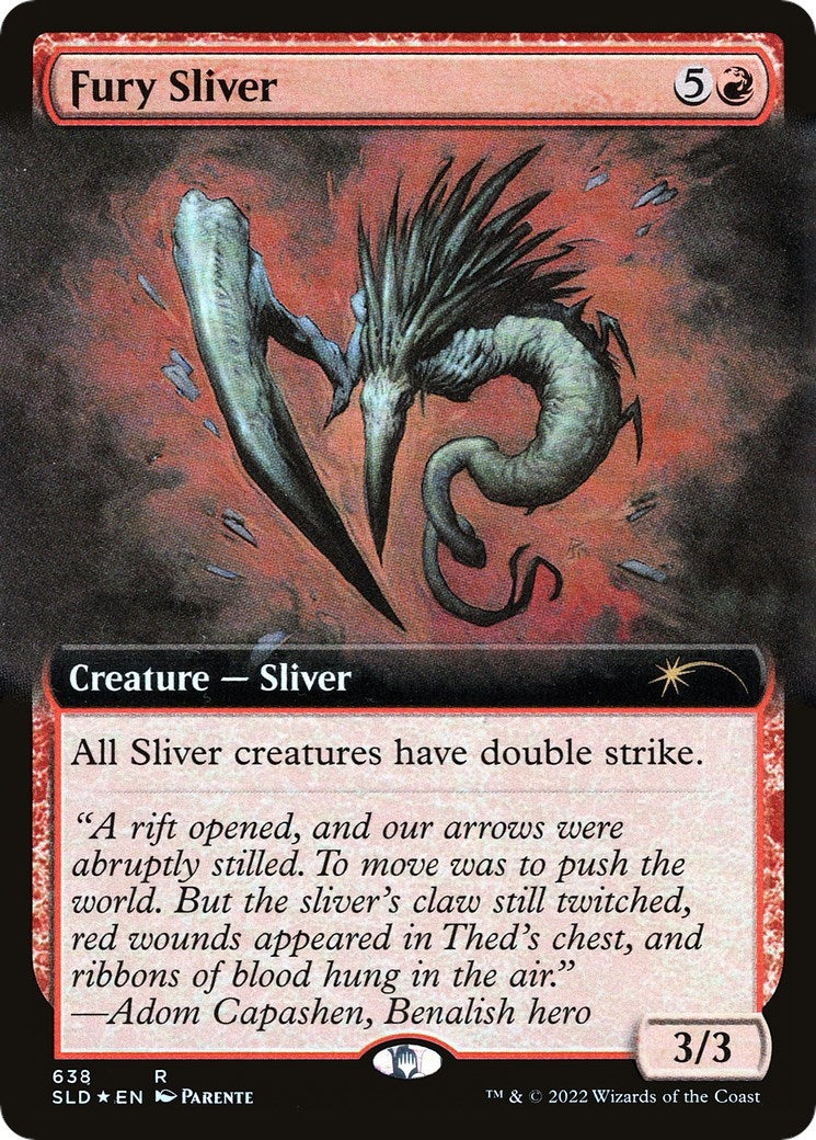 Image for Fury Sliver (Extended Art) (638) [Secret Lair Drop Series] - Magic: The Gathering