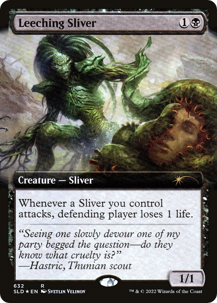 Image for Leeching Sliver (Extended Art) (632) [Secret Lair Drop Series] - Magic: The Gathering