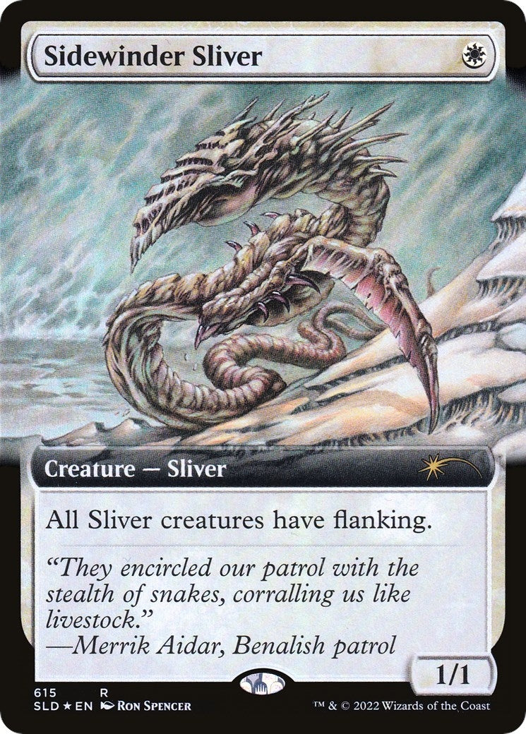 Image for Sidewinder Sliver (Extended Art) (615) [Secret Lair Drop Series] - Magic: The Gathering