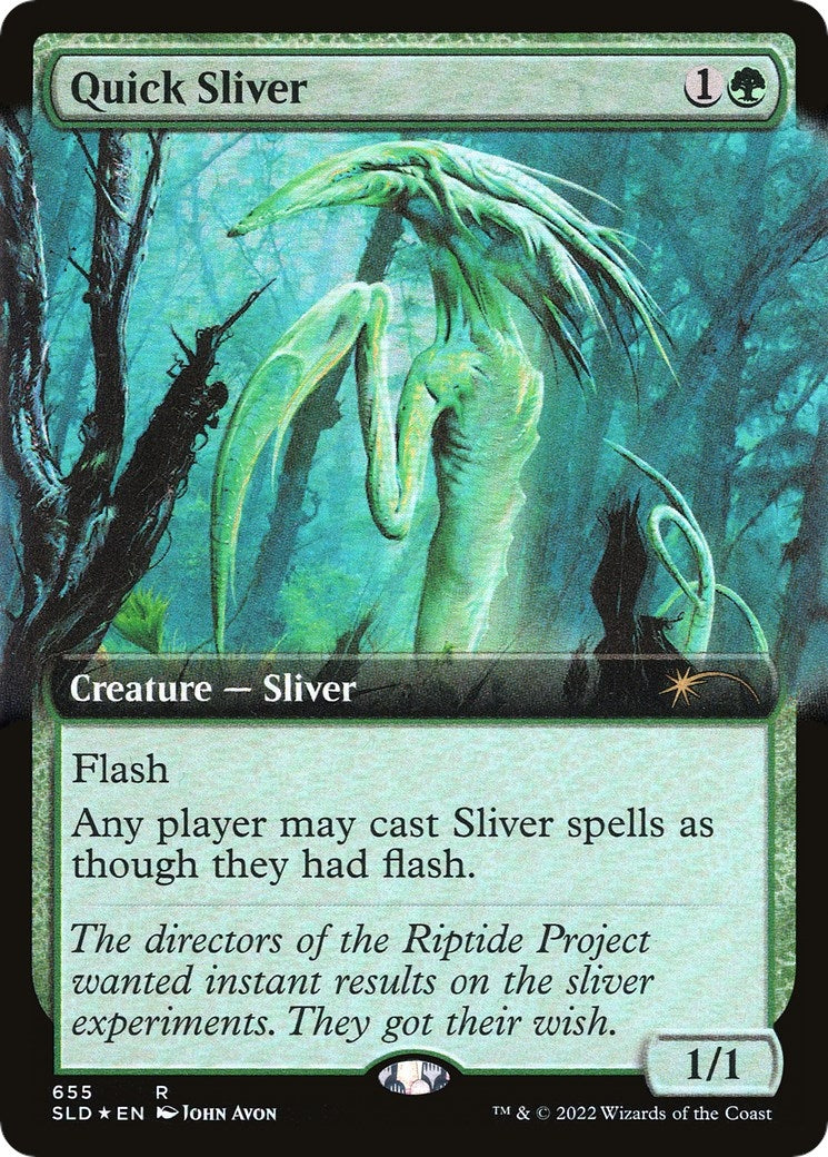 Quick Sliver (Extended Art) (655) [Secret Lair Drop Series]