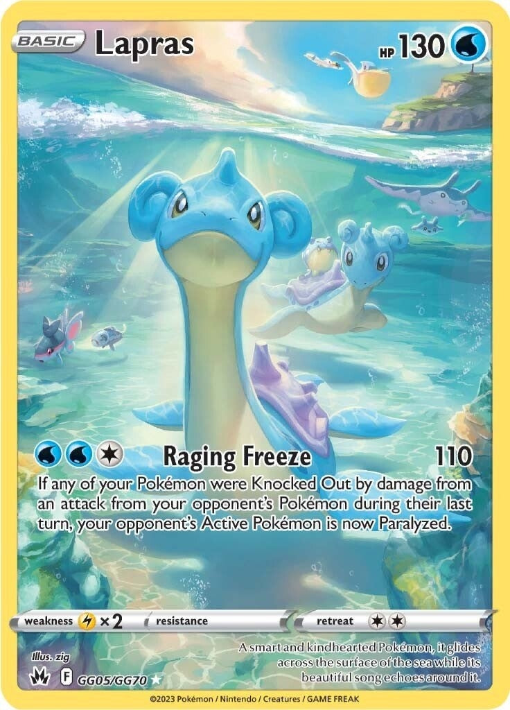 Image for Lapras (GG05/GG70) [Crown Zenith: Galarian Gallery] - Pokemon