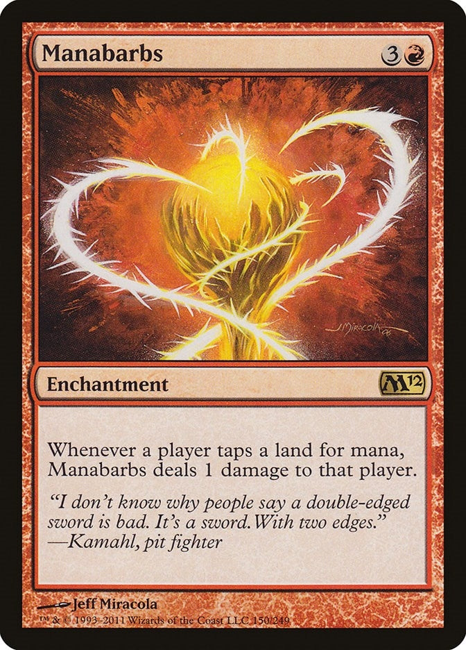 Image for Manabarbs (150) [Magic 2012 (M12)] - Magic: The Gathering