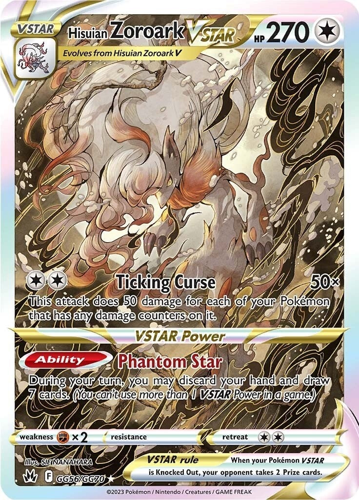 Image for Hisuian Zoroark VSTAR (GG56/GG70) [Crown Zenith: Galarian Gallery] - Pokemon