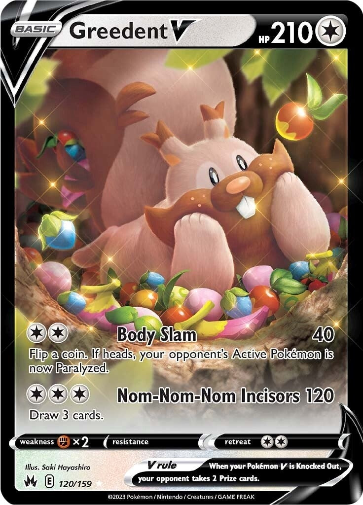 Image for Greedent V (120/159) [Crown Zenith] - Pokemon