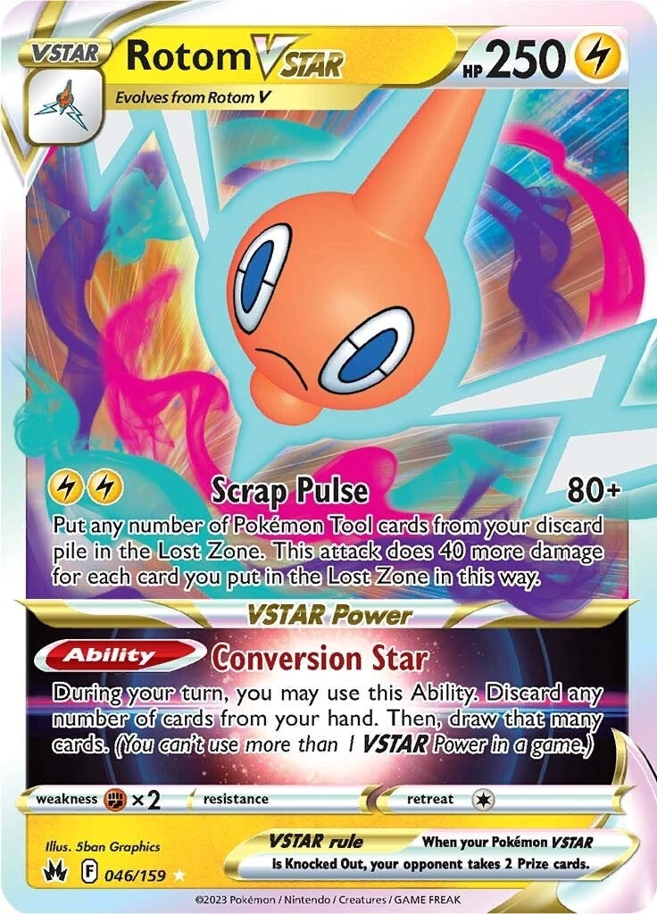 Image for Rotom VSTAR (046/159) [Crown Zenith] - Pokemon