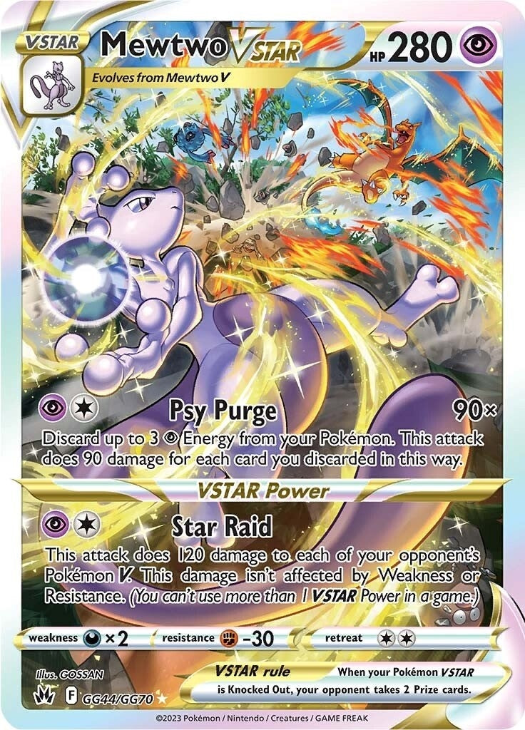 Image for Mewtwo VSTAR (GG44/GG70) [Crown Zenith: Galarian Gallery] - Pokemon