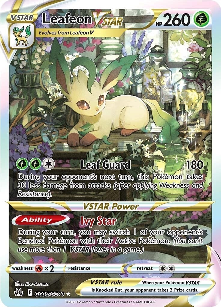 Image for Leafeon VSTAR (GG35/GG70) [Crown Zenith: Galarian Gallery] - Pokemon
