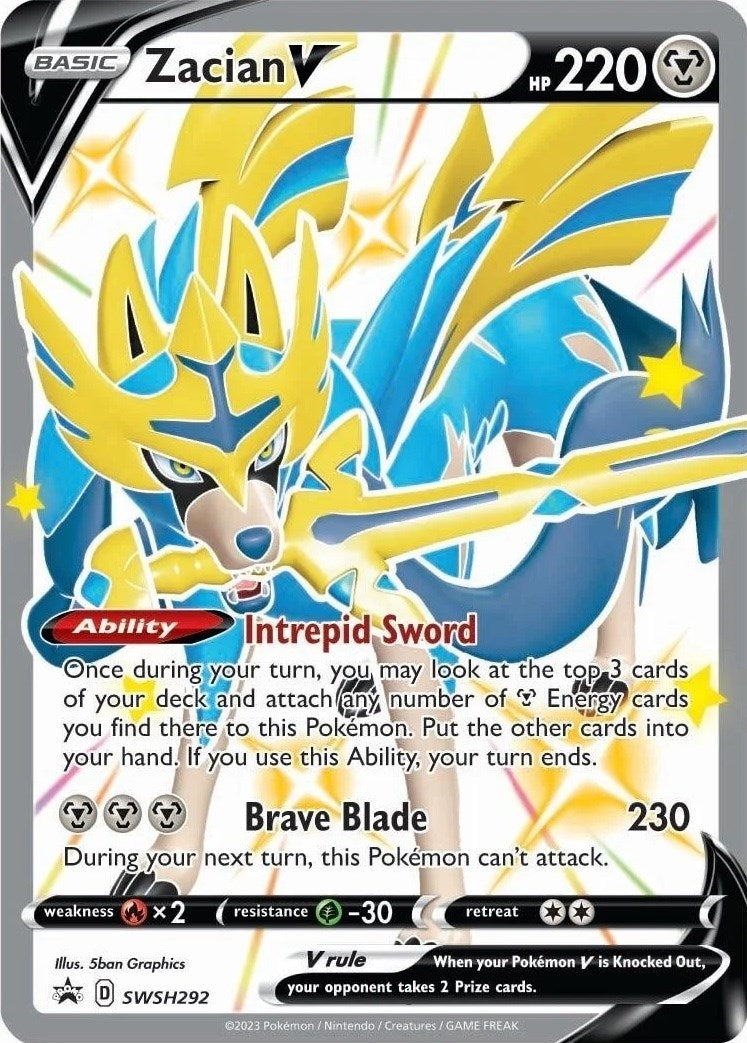 Image for Zacian V (Shiny) - SWSH292 (SWSH292) [SWSH: Sword & Shield Promo Cards] - Pokemon