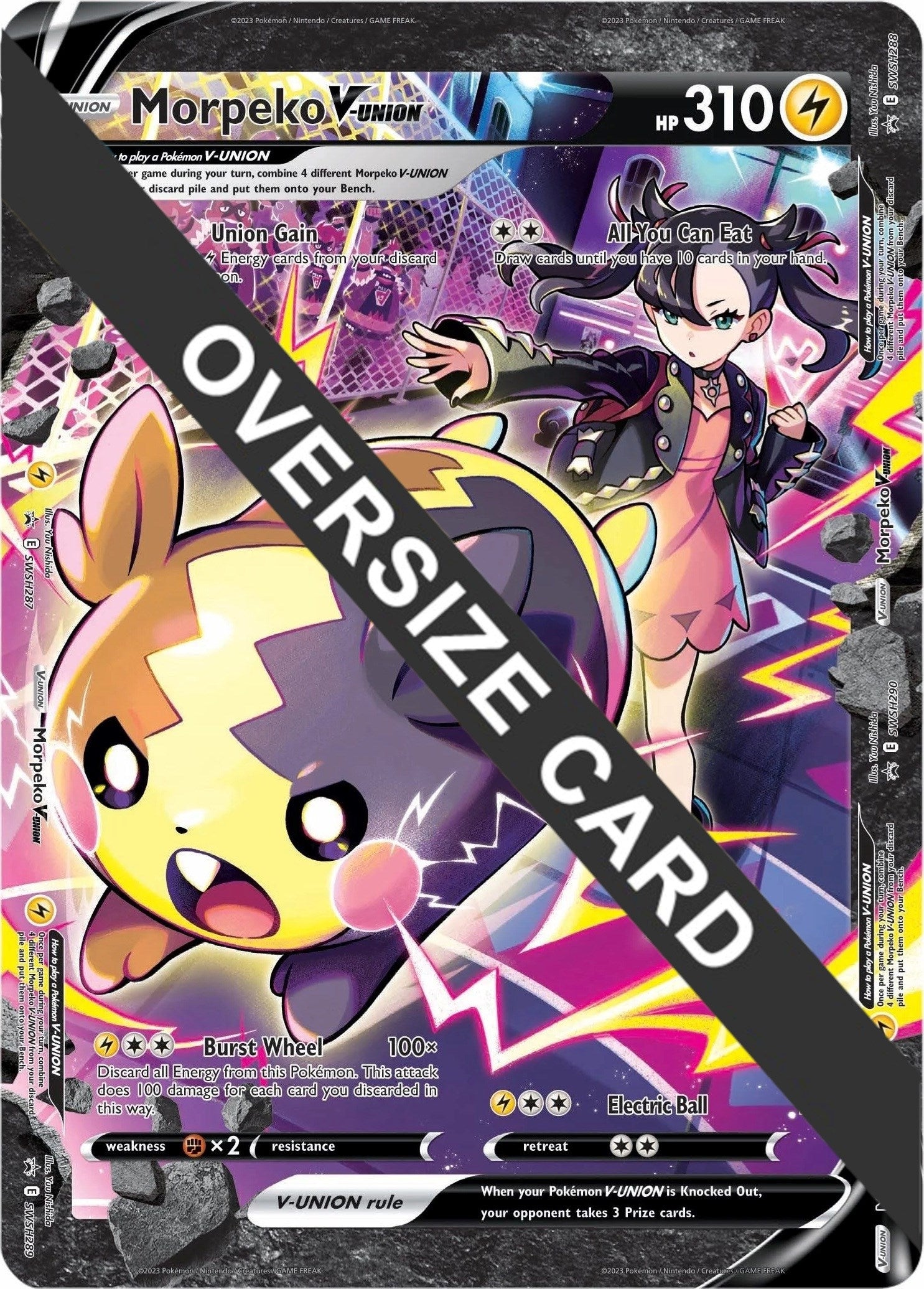 Image for Morpeko V-Union (SWSH287-290) (SWSH290) [Jumbo Cards] - Pokemon