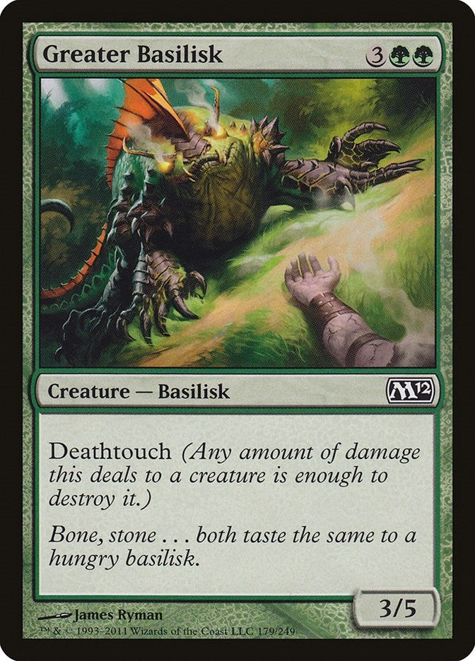Image for Greater Basilisk (179) [Magic 2012 (M12)] - Magic: The Gathering