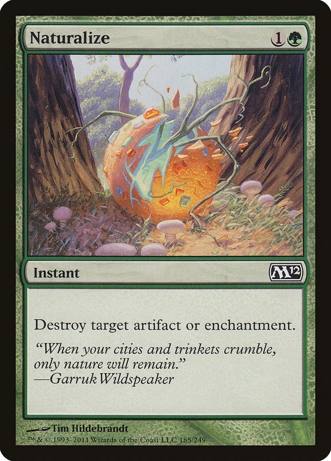 Image for Naturalize (185) [Magic 2012 (M12)] - Magic: The Gathering