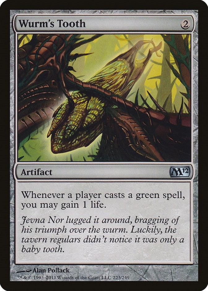 Image for Wurm's Tooth (223) [Magic 2012 (M12)] - Magic: The Gathering