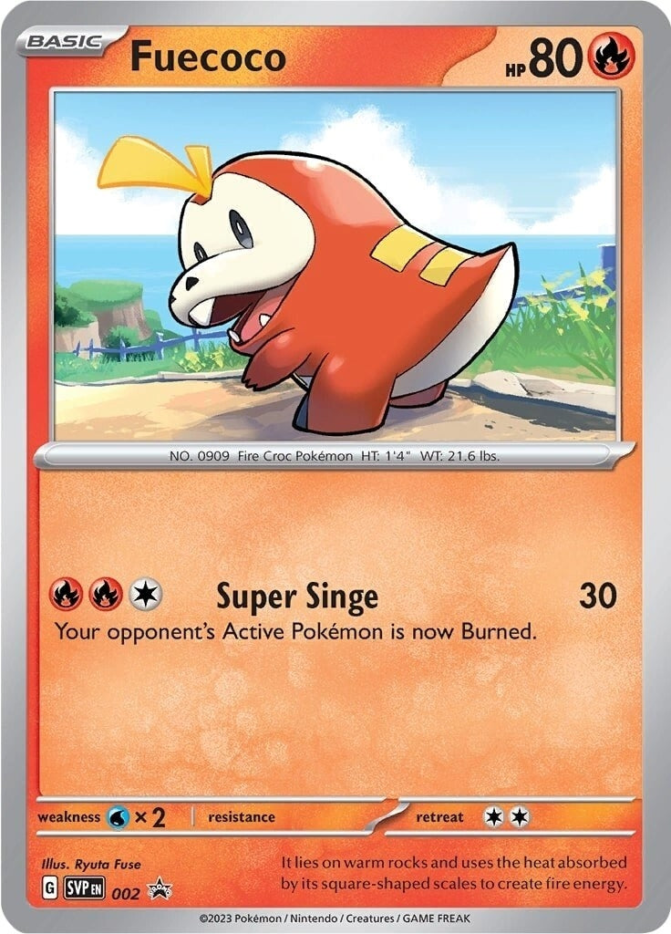 Image for Fuecoco - 002 (002) [SV: Scarlet & Violet Promo Cards] - Pokemon