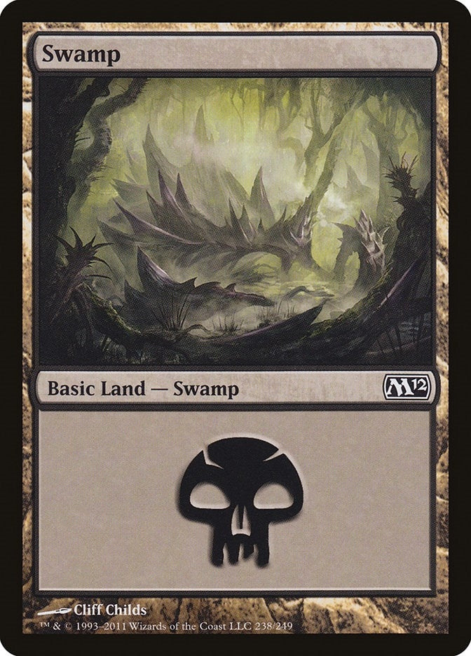 Image for Swamp (238) (238) [Magic 2012 (M12)] - Magic: The Gathering