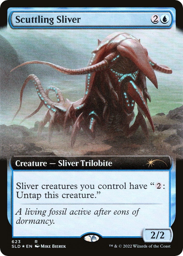 Image for Scuttling Sliver (Extended Art) (623) [Secret Lair Drop Series] - Magic: The Gathering