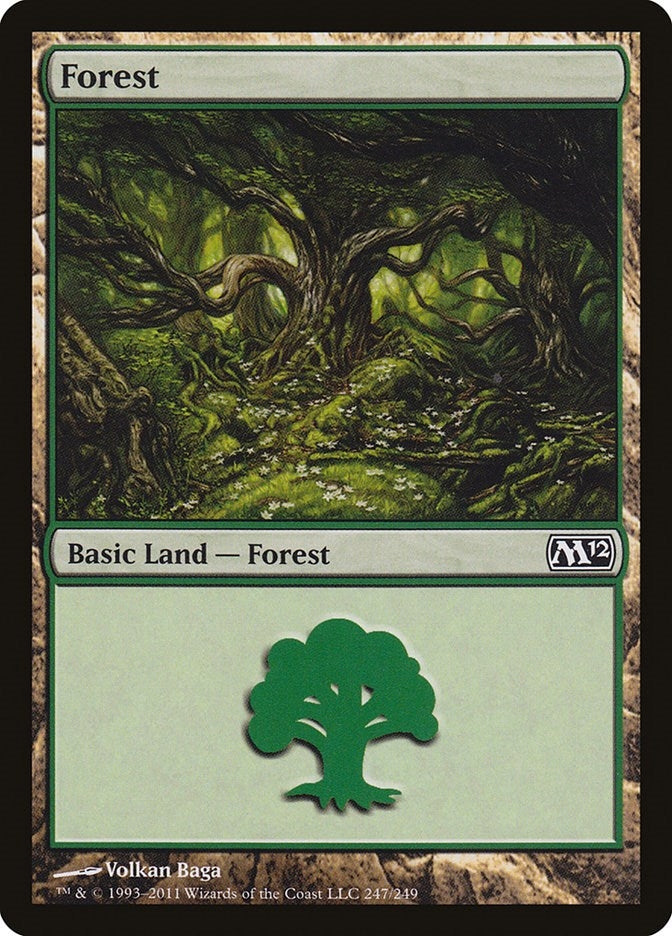 Image for Forest (247) (247) [Magic 2012 (M12)] - Magic: The Gathering