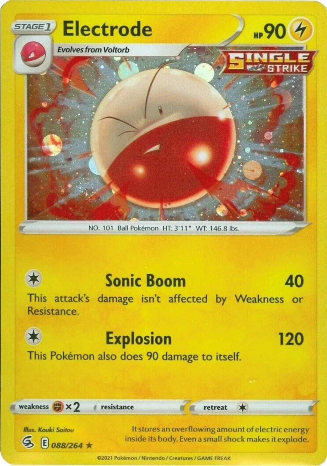 Image for Electrode - 088/264 (Cosmos Holo) (088/264) [Miscellaneous Cards & Products] - Pokemon