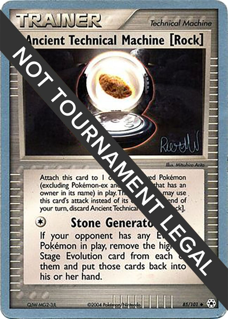 Image for Ancient Technical Machine [Rock] - 2004 (Reed Weichler) (85/101) [World Championship Decks] - Pokemon