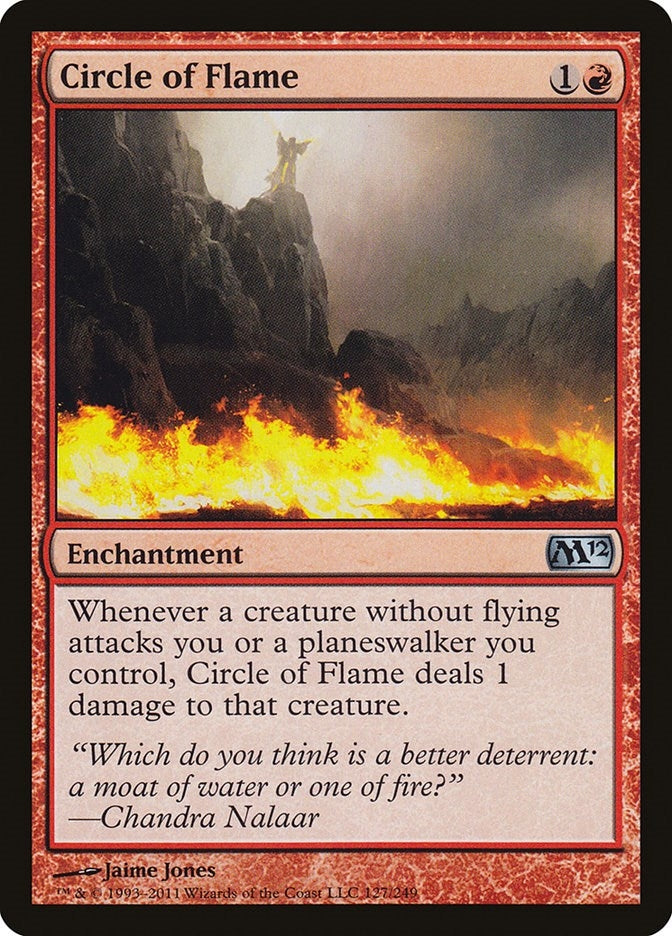 Image for Circle of Flame (127) [Magic 2012 (M12)] - Magic: The Gathering