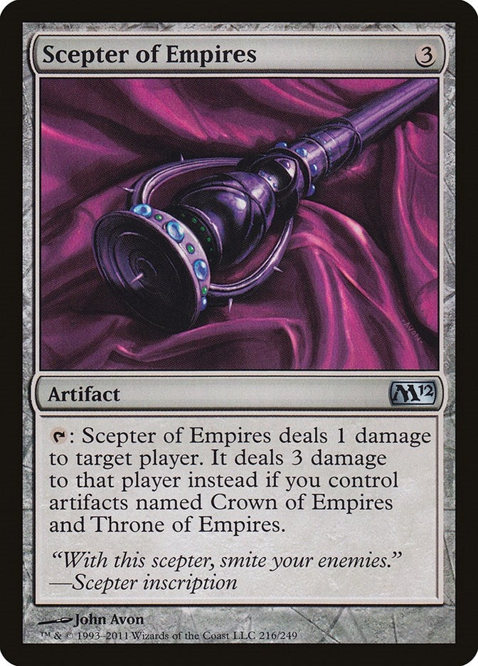 Scepter of Empires (216) [Magic 2012 (M12)]