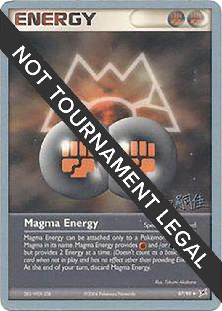 Image for Magma Energy - 2004 (Tsuguyoshi Yamato) (87/95) [World Championship Decks] - Pokemon