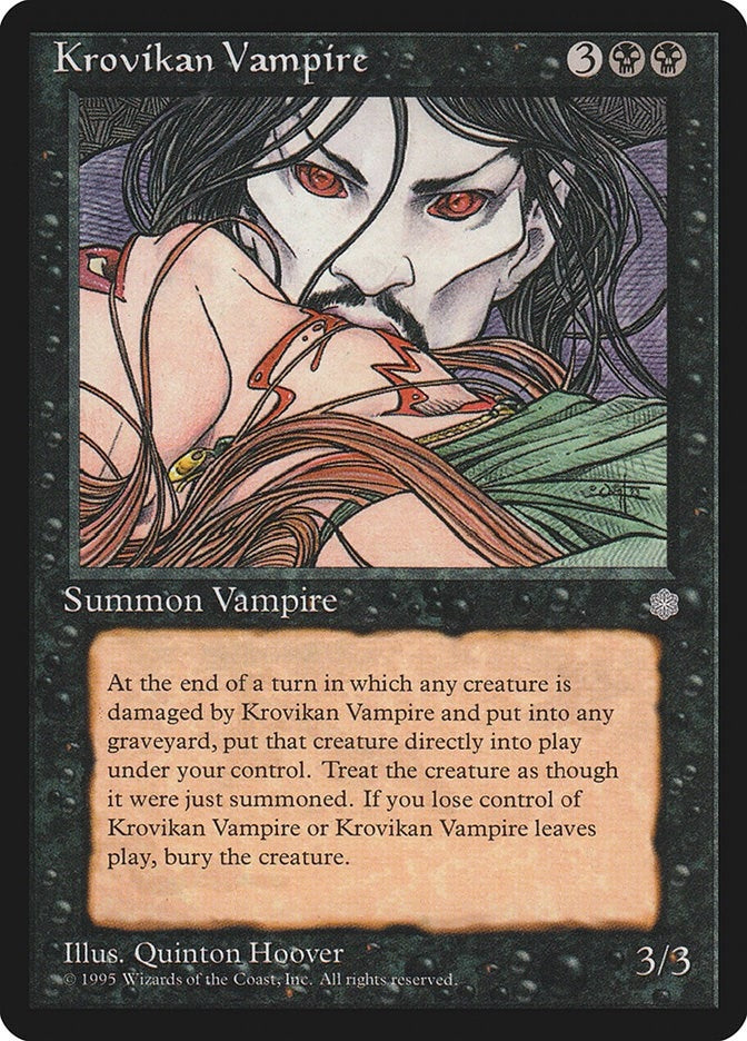 Image for Krovikan Vampire [Ice Age] - Magic: The Gathering