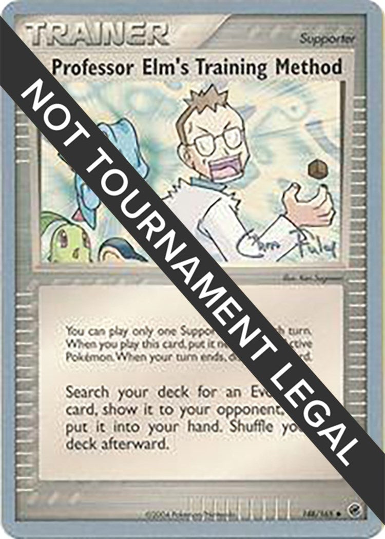 Image for Professor Elm's Training Method - 2004 (Chris Fulop) (148/165) [World Championship Decks] - Pokemon