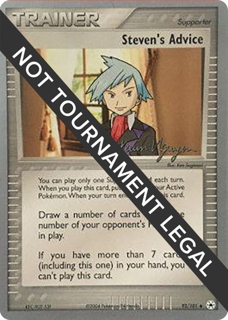 Image for Steven's Advice - 2004 (Kevin Nguyen) (92/101) [World Championship Decks] - Pokemon
