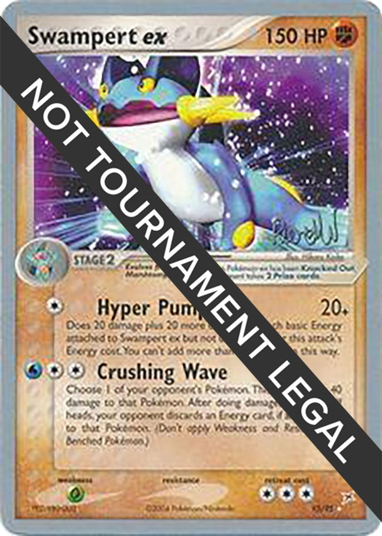 Image for Swampert ex - 2004 (Reed Weichler) (95/95) [World Championship Decks] - Pokemon