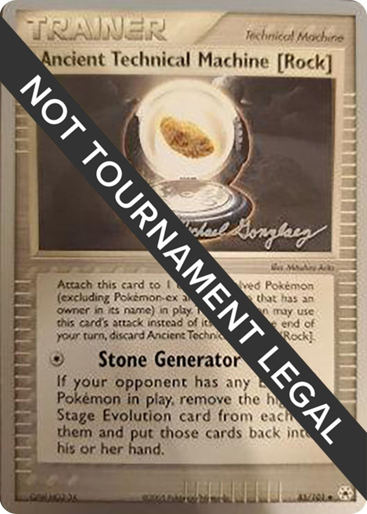 Image for Ancient Technical Machine [Rock] - 2005 (Michael Gonzalez) (85/101) [World Championship Decks] - Pokemon