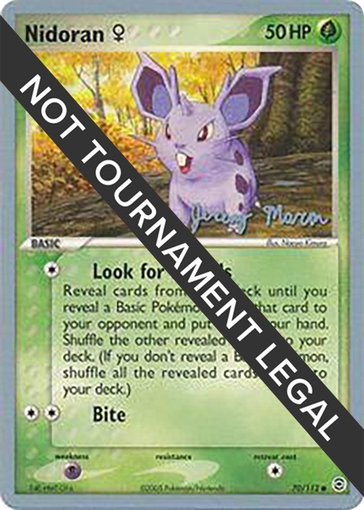 Image for Nidoran F - 2005 (Jeremy Maron) (70/112) [World Championship Decks] - Pokemon