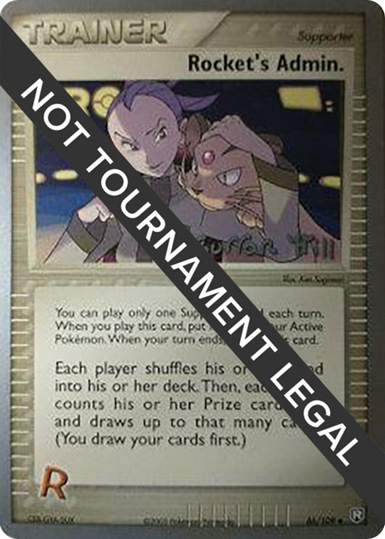 Image for Rocket's Admin. - 2005 (Curran Hill) (86/109) [World Championship Decks] - Pokemon