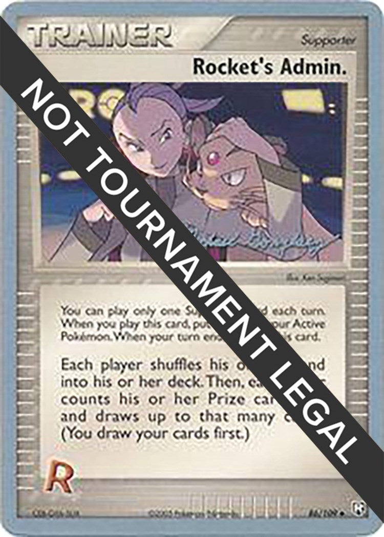 Image for Rocket's Admin. - 2005 (Michael Gonzalez) (86/109) [World Championship Decks] - Pokemon