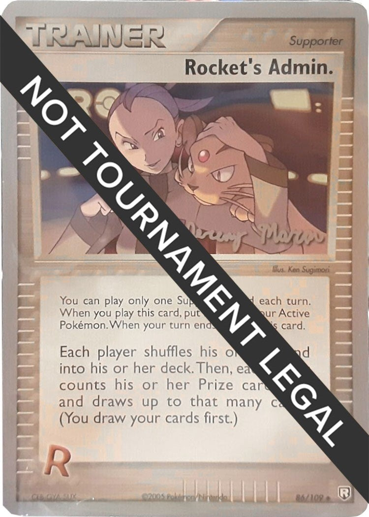 Image for Rocket's Admin. - 2005 (Jeremy Moran) (86/109) [World Championship Decks] - Pokemon